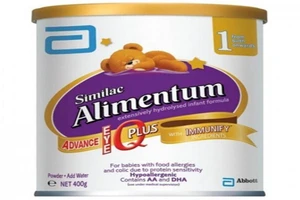 Abbott đã thu hồi 1194 thùng sữa Similac Alimentum Eye-Q