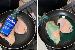 Thử thách ăn thịt gà nấu với thuốc cảm: Vô nghĩa và nhiều rủi ro sức khỏe
