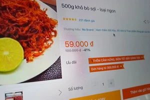 Cẩn trọng thịt bò khô giá siêu rẻ