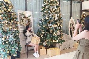 Nhiều nhà hàng ở TP.HCM trang trí rực rỡ đón khách dịp Noel 
