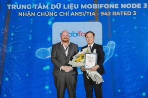 Trung tâm dữ liệu MobiFone Node 3 vinh dự nhận chứng chỉ ANSI/TIA-942 Rated 3