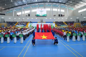 30 đoàn thể thao học sinh tranh tài tại Giải thể thao học sinh phổ thông toàn quốc