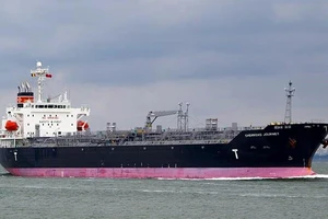 8 người nhái lặn thám sát tàu chở hóa chất mắc cạn