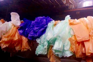 Nhiều kiện hàng lạ trôi dạt vào đảo Phú Quý