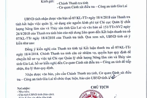 Gia Lai: 1 Chi cục rút ruột ngân sách hơn 300 triệu đồng