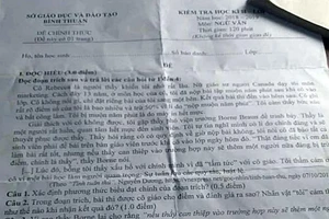 Đã rõ người làm lộ đề khiến 10.000 học sinh THPT phải dừng thi