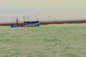 Tàu chở 71 tấn dầu đang chìm gần đảo Phú Quý 
