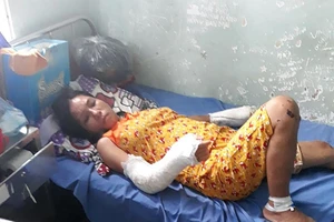 Phẫn nộ: Vợ có thai bị chồng đánh gãy tay chân, vỡ nền sọ