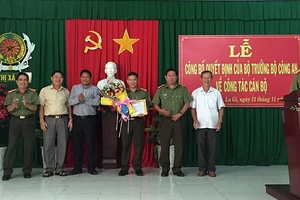 Bộ Công an bổ nhiệm trưởng Công an thị xã La Gi