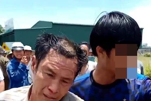 Hàng chục người vây bắt kẻ trộm xe ở Bình Thuận