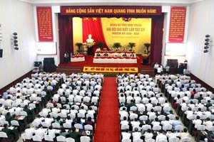 Khai mạc Đại hội đại biểu Đảng bộ tỉnh Bình Thuận lần thứ XIV 