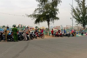 Khu vực phát hiện thi thể nạn nhân.