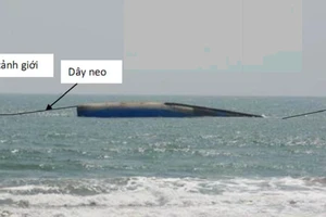 Chuẩn bị phong tỏa vùng biển trục vớt tàu chìm ở Mũi Né