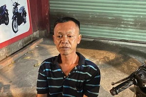 Nguyễn Quốc Lâm lúc mới bị bắt