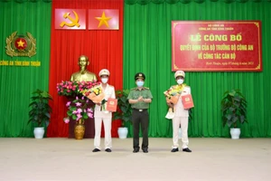 Trưởng Công an cửa khẩu Tân Sơn Nhất làm Phó Giám đốc Công an Bình Thuận
