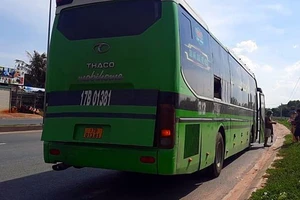 Bình Thuận giữ 1 xe khách xuất bến trái phép từ Thái Bình vào TPHCM