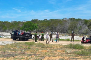 Bình Thuận bắt nhóm thanh niên tổ chức đá gà ăn tiền trong vườn trôm