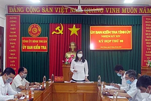 Năm 2021, Bình Thuận thi hành kỷ luật 133 đảng viên
