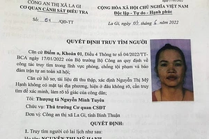 Truy tìm 1 phụ nữ bán lô đất cho 2 người bằng giấy tay