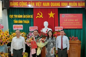 Bình Thuận có tân Cục trưởng Cục Thi hành án dân sự 