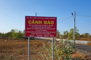 90 thửa đất gần 10 ha ở Phan Thiết không ai dám mua vì bảng cấm