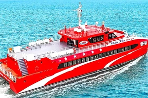 Thêm một tàu cao tốc chạy tuyến Phan Thiết - Phú Quý hoạt động