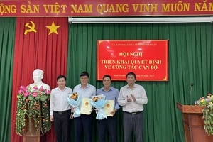 Bình Thuận bổ nhiệm 1 giám đốc Ban và 3 phó giám đốc Sở