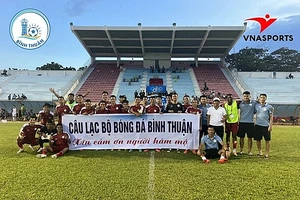 Kinh phí vận động khen thưởng cho đội bóng đá Bình Thuận chỉ có 92 triệu đồng