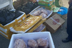 Phát hiện 270 kg nội tạng động vật hôi thối chuẩn bị bán cho quán nhậu