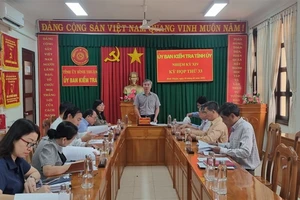 Uỷ ban Kiểm tra Tỉnh ủy Bình Thuận Thông báo kết quả kỳ họp thứ 33