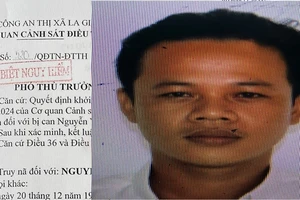 Truy nã 1 bị can đặc biệt nguy hiểm trên toàn quốc