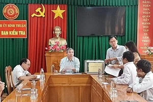 Thanh tra sẽ xác minh tài sản thu nhập của 9 đơn vị, địa phương tại Bình Thuận