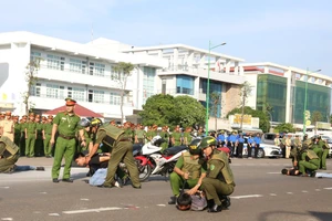 Bình Thuận ra mắt 500 thành viên bảo vệ an ninh trật tự cơ sở