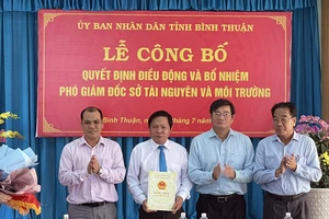 Bình Thuận có tân Phó Giám đốc Sở Tài nguyên và Môi trường