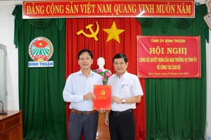 Phó Chủ tịch Hội Nông dân giữ chức Phó Ban Tổ chức Tỉnh ủy Bình Thuận