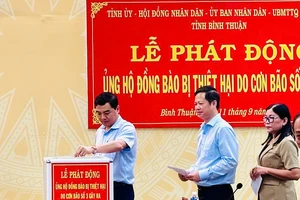 Bình Thuận: Hỗ trợ 3 tỉ đồng giúp các tỉnh phía Bắc khắc phục thiệt hại do bão số 3