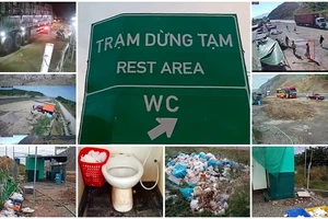 Bất ổn trạm dừng chân tạm trên cao tốc Vĩnh Hảo - Phan Thiết