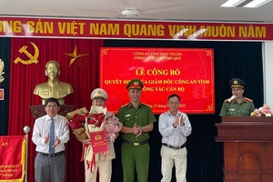 Đội trưởng Đội An ninh được bổ nhiệm Phó Công an huyện đảo Phú Quý