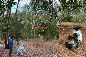 1 thanh niên xăm trổ kín lưng tử vong trong rừng tràm