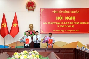 Công bố quyết định của Ban Bí thư về công tác cán bộ tại tỉnh Bình Thuận