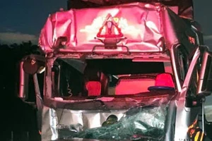 2 xe đầu kéo va chạm trên cao tốc Phan Thiết-Dầu Giây 1 tài xế tử vong, giao thông ùn tắc