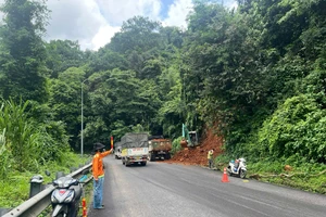 Đèo Bảo Lộc xuất hiện nhiều điểm có nguy cơ sạt lở rất cao