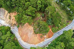  Quốc lộ 27C, Quốc lộ 20 vẫn còn 8 điểm chưa thông xe