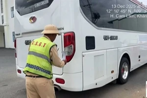 12 du khách nước ngoài 'kẹt' trên cao tốc vì xe hết hạn kiểm định