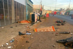 Vụ tai nạn 3 người thương vong trên Quốc lộ 14 nghi do 2 ô tô rượt đuổi nhau