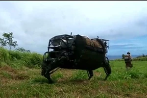  Quân đội Mỹ thử nghiệm robot khuân vác