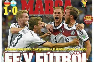  Báo giới quốc tế lên cơn sốt với chức vô địch của tuyển Đức