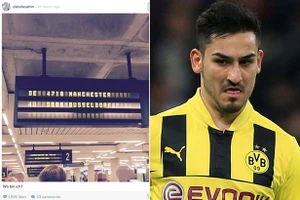 Bạn gái tiết lộ Gundogan đáp máy bay tới Manchester