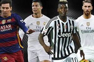 Nóng: UEFA công bố đội hình xuất sắc nhất năm 2015