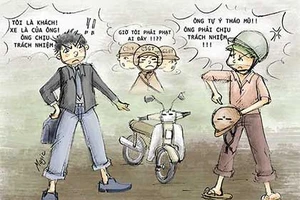 À RA THẾ kỳ 1: Cởi mũ bảo hiểm vì ngứa đầu, phạt sao đây?